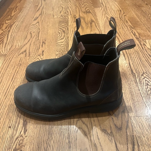 Blundstone Brown Leather Boots - Picture 1 of 4